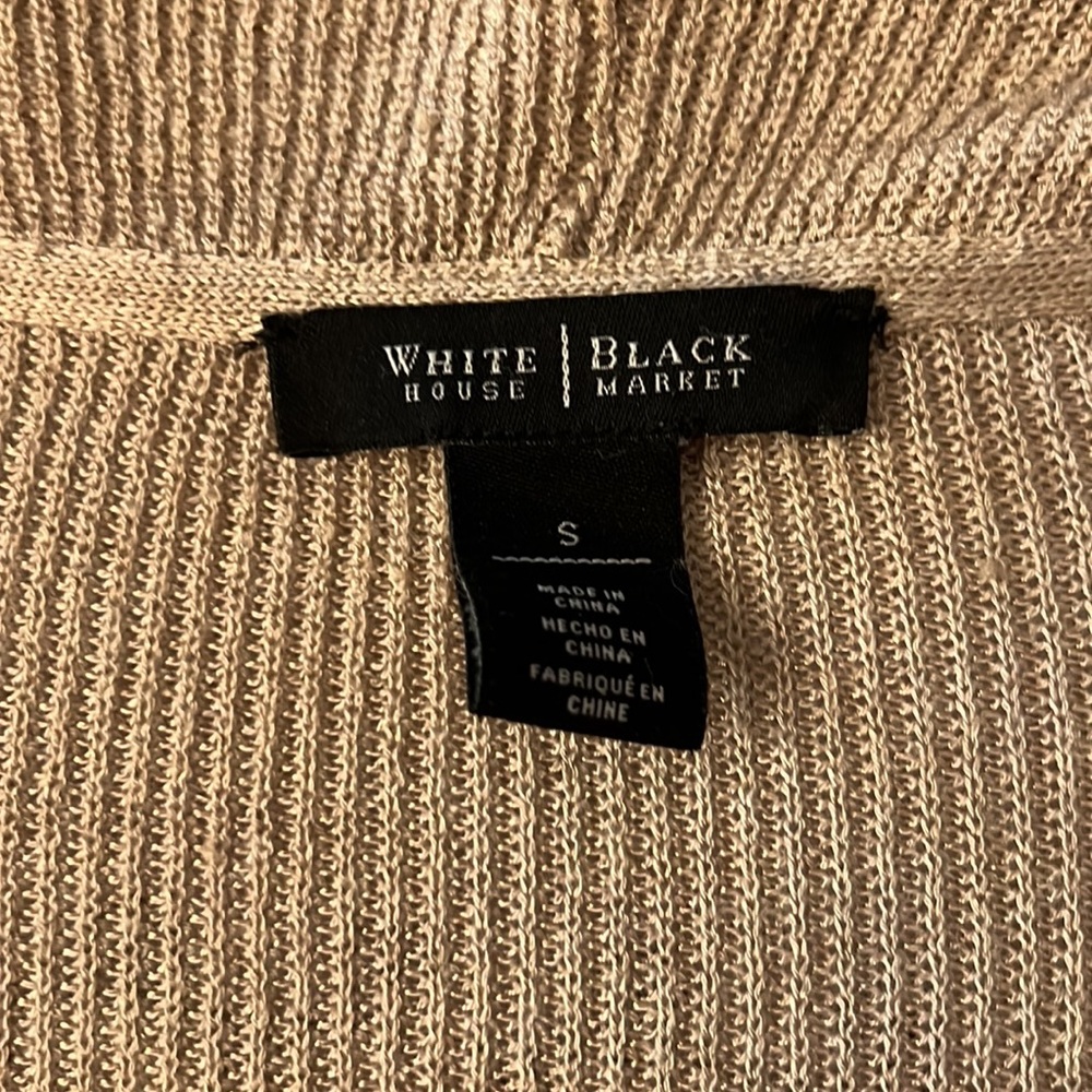 White House Black Market Tan Duster - Picture 3 of 5